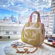 CHANEL Vintage cotton handbag